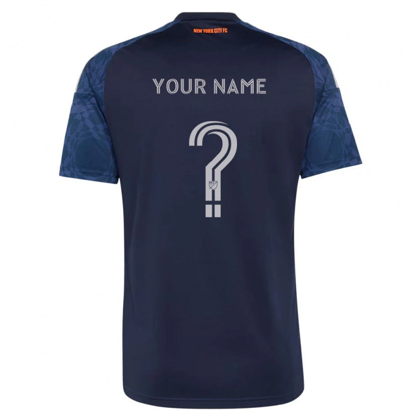 Danxen Dames Uw Naam #0 Diep Blauw Wit Uitshirt Uittenue 2026/27 T-Shirt België