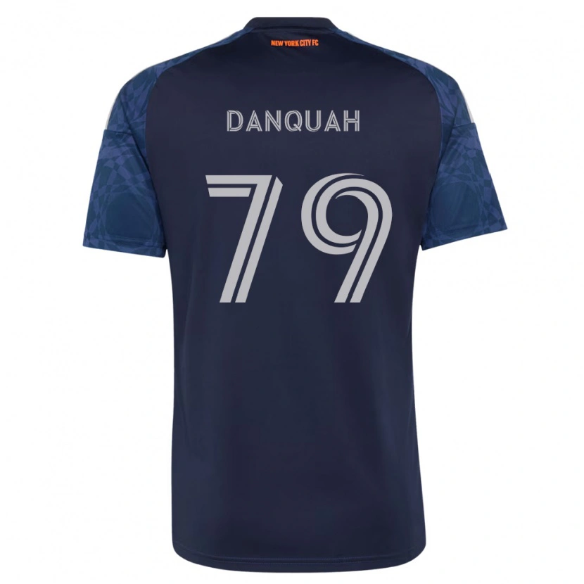 Danxen Dames Caleb Danquah #79 Diep Blauw Wit Uitshirt Uittenue 2026/27 T-Shirt België