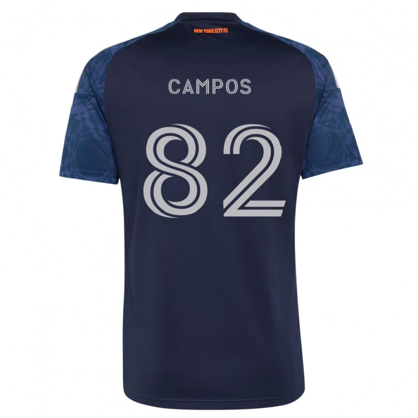 Danxen Dames Adonis Campos #82 Diep Blauw Wit Uitshirt Uittenue 2026/27 T-Shirt België