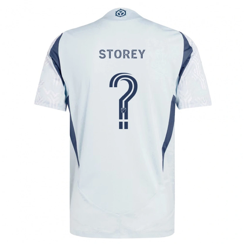 Danxen Dames Harrison Storey #0 Blauw Grijs Wit Uitshirt Uittenue 2026/27 T-Shirt België
