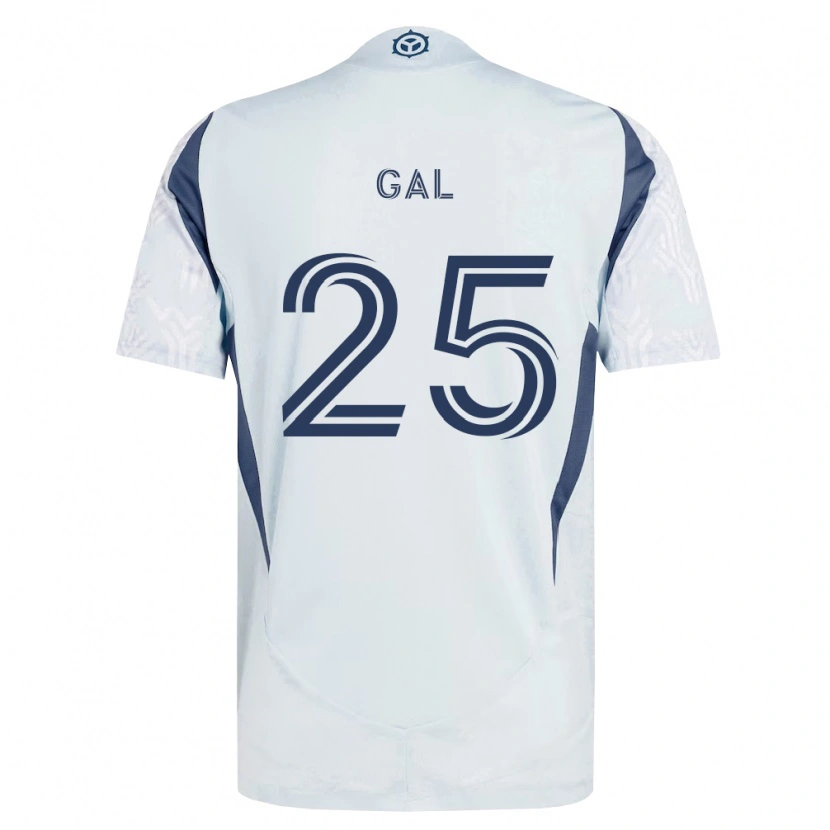 Danxen Dames Jeff Gal #25 Blauw Grijs Wit Uitshirt Uittenue 2026/27 T-Shirt België