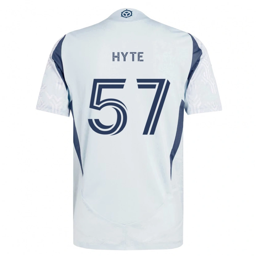 Danxen Dames Darris Hyte #57 Blauw Grijs Wit Uitshirt Uittenue 2026/27 T-Shirt België