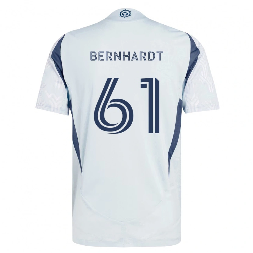 Danxen Dames Harrison Bernhardt #61 Blauw Grijs Wit Uitshirt Uittenue 2026/27 T-Shirt België