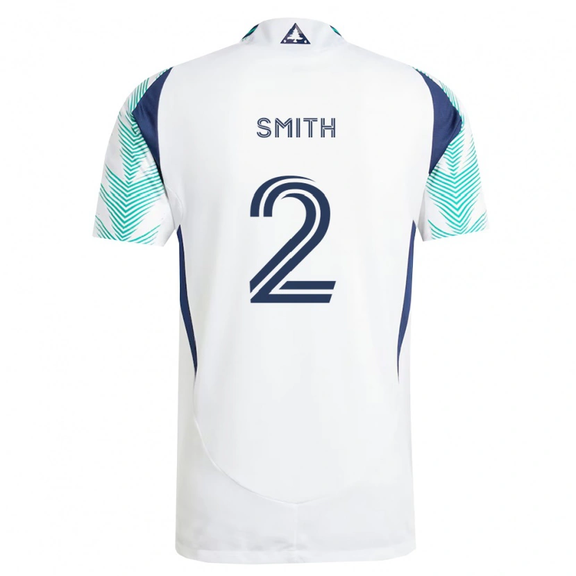 Danxen Dames Jared Smith #2 Wit Marineblauw Lichtgroen Uitshirt Uittenue 2026/27 T-Shirt België