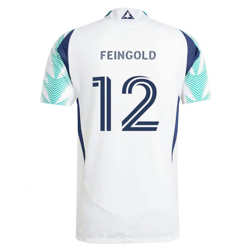 Danxen Dames Ilay Feingold #12 Wit Marineblauw Lichtgroen Uitshirt Uittenue 2026/27 T-Shirt België