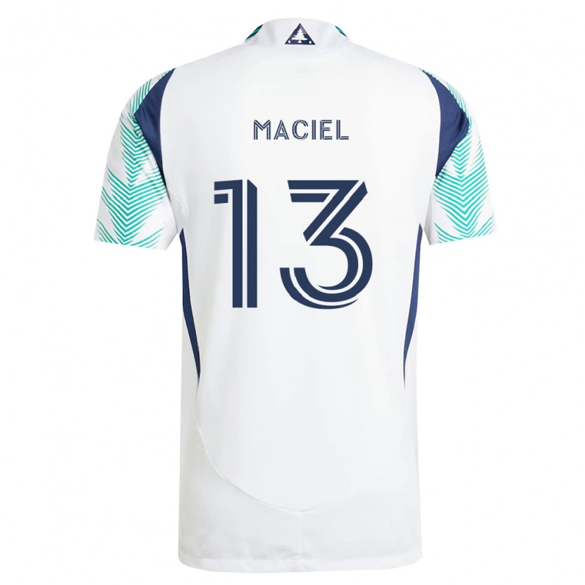 Danxen Dames Maciel #13 Wit Marineblauw Lichtgroen Uitshirt Uittenue 2026/27 T-Shirt België