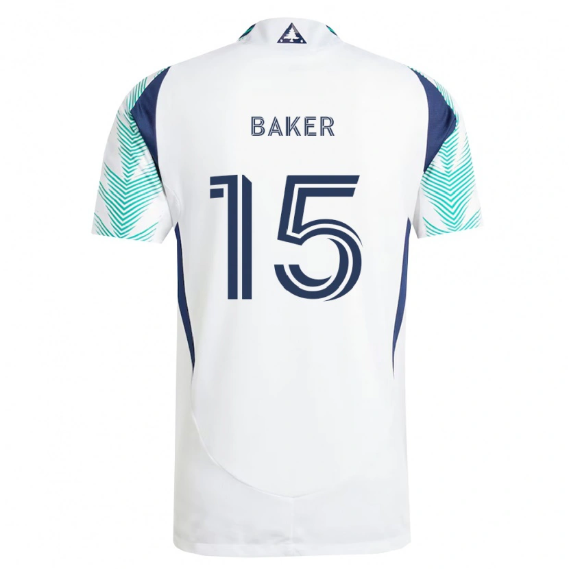 Danxen Dames Cody Baker #15 Wit Marineblauw Lichtgroen Uitshirt Uittenue 2026/27 T-Shirt België