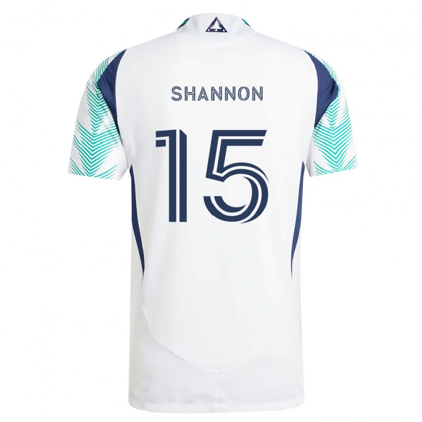 Danxen Dames Jake Shannon #15 Wit Marineblauw Lichtgroen Uitshirt Uittenue 2026/27 T-Shirt België