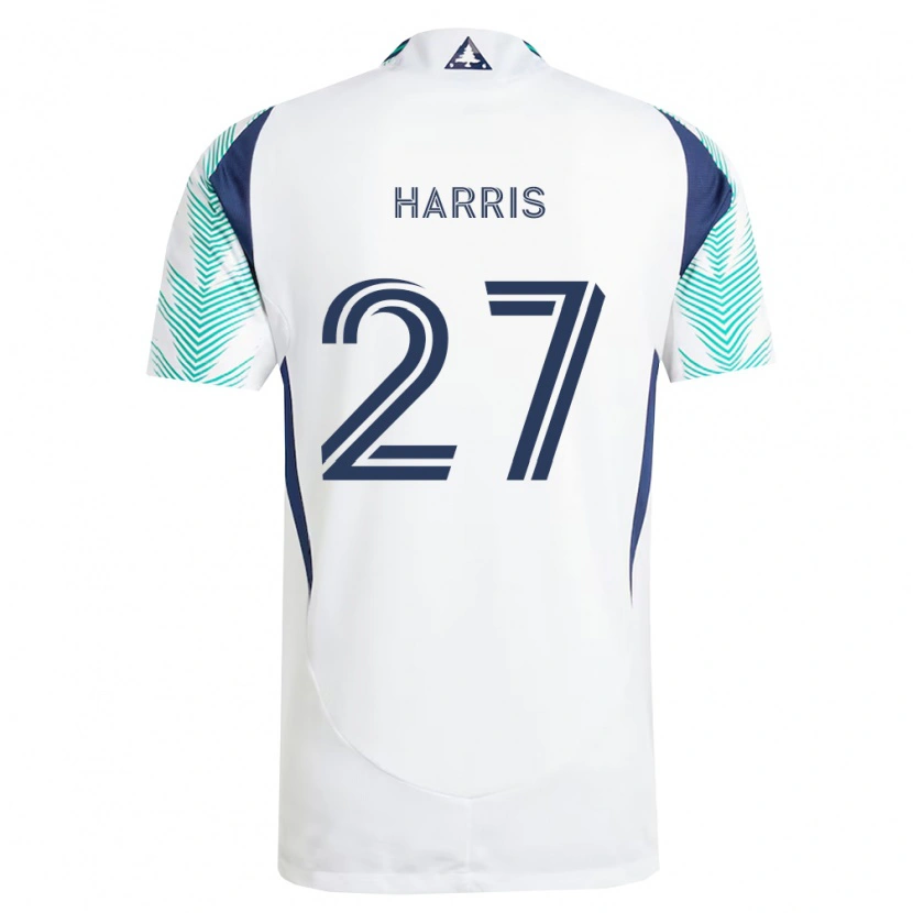 Danxen Dames Wilson Harris #27 Wit Marineblauw Lichtgroen Uitshirt Uittenue 2026/27 T-Shirt België
