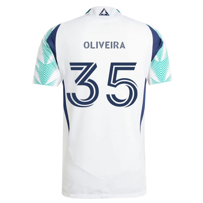 Danxen Dames Cristiano Oliveira #35 Wit Marineblauw Lichtgroen Uitshirt Uittenue 2026/27 T-Shirt België