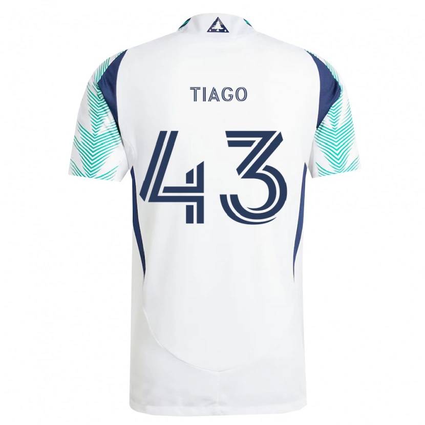 Danxen Dames Santiago Suárez #43 Wit Marineblauw Lichtgroen Uitshirt Uittenue 2026/27 T-Shirt België