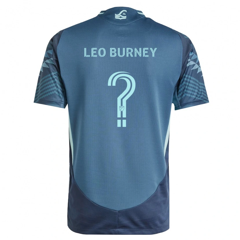 Danxen Dames Leo Burney #0 Marineblauw Groen Uitshirt Uittenue 2026/27 T-Shirt België