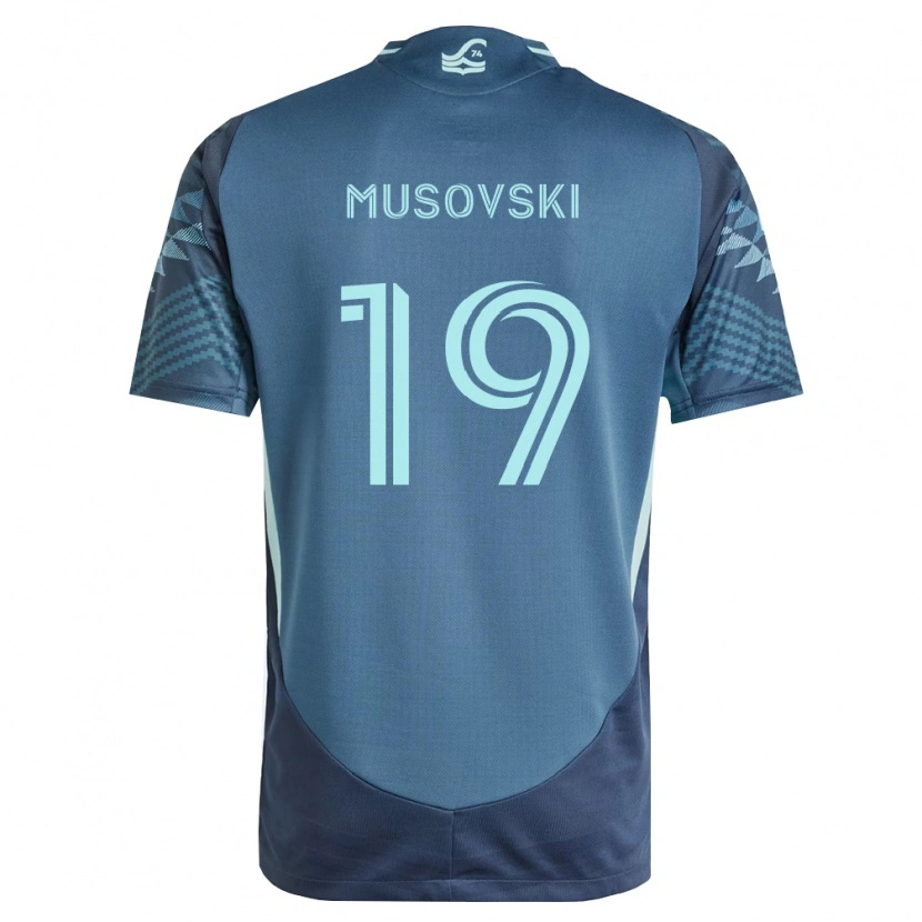 Danxen Dames Danny Musovski #19 Marineblauw Groen Uitshirt Uittenue 2026/27 T-Shirt België