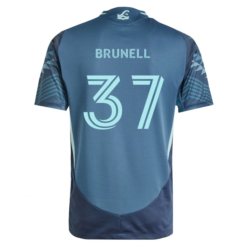 Danxen Dames Snyder Brunell #37 Marineblauw Groen Uitshirt Uittenue 2026/27 T-Shirt België