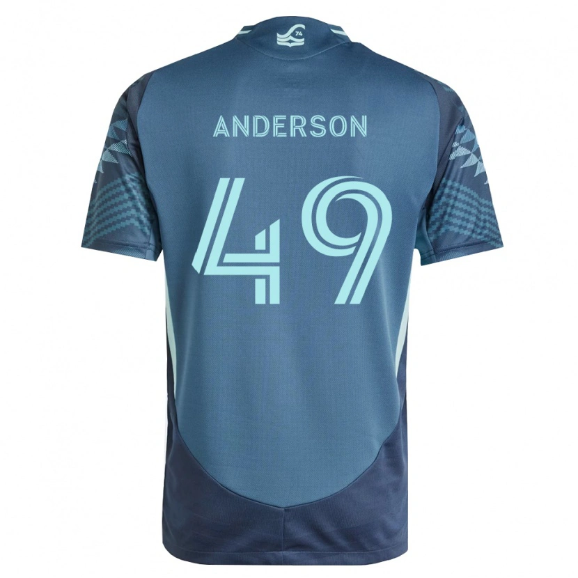 Danxen Dames Hunter Anderson #49 Marineblauw Groen Uitshirt Uittenue 2026/27 T-Shirt België