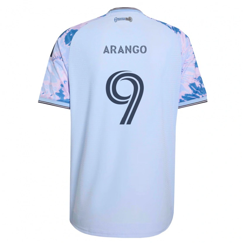 Danxen Dames Cristian Arango #9 Koninklijk Blauw Wit Zwart Uitshirt Uittenue 2026/27 T-Shirt België