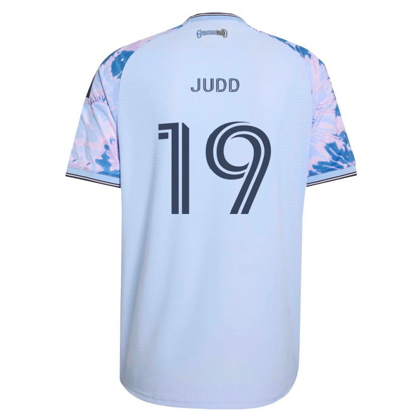 Danxen Dames Preston Judd #19 Koninklijk Blauw Wit Zwart Uitshirt Uittenue 2026/27 T-Shirt België