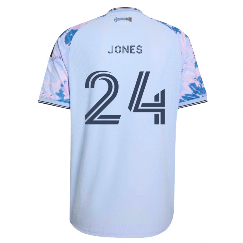 Danxen Dames Dejuan Jones #24 Koninklijk Blauw Wit Zwart Uitshirt Uittenue 2026/27 T-Shirt België