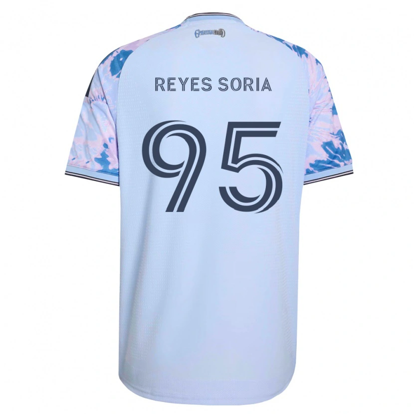 Danxen Dames Randhu Reyes Soria #95 Koninklijk Blauw Wit Zwart Uitshirt Uittenue 2026/27 T-Shirt België
