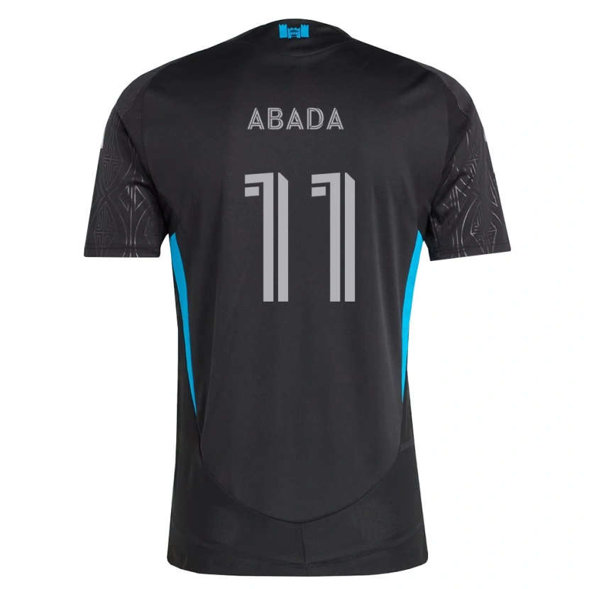Danxen Dames Liel Abada #11 Zwart Wit Hemelsblauw Uitshirt Uittenue 2026/27 T-Shirt België
