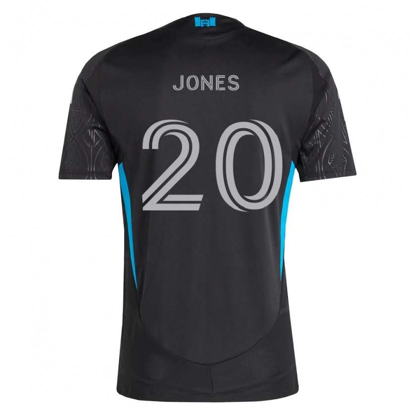 Danxen Dames Derrick Jones #20 Zwart Wit Hemelsblauw Uitshirt Uittenue 2026/27 T-Shirt België