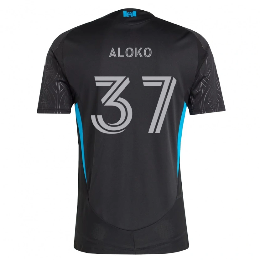 Danxen Dames Rodolfo Aloko #37 Zwart Wit Hemelsblauw Uitshirt Uittenue 2026/27 T-Shirt België