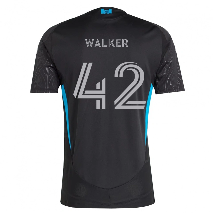 Danxen Dames Isaac Walker #42 Zwart Wit Hemelsblauw Uitshirt Uittenue 2026/27 T-Shirt België