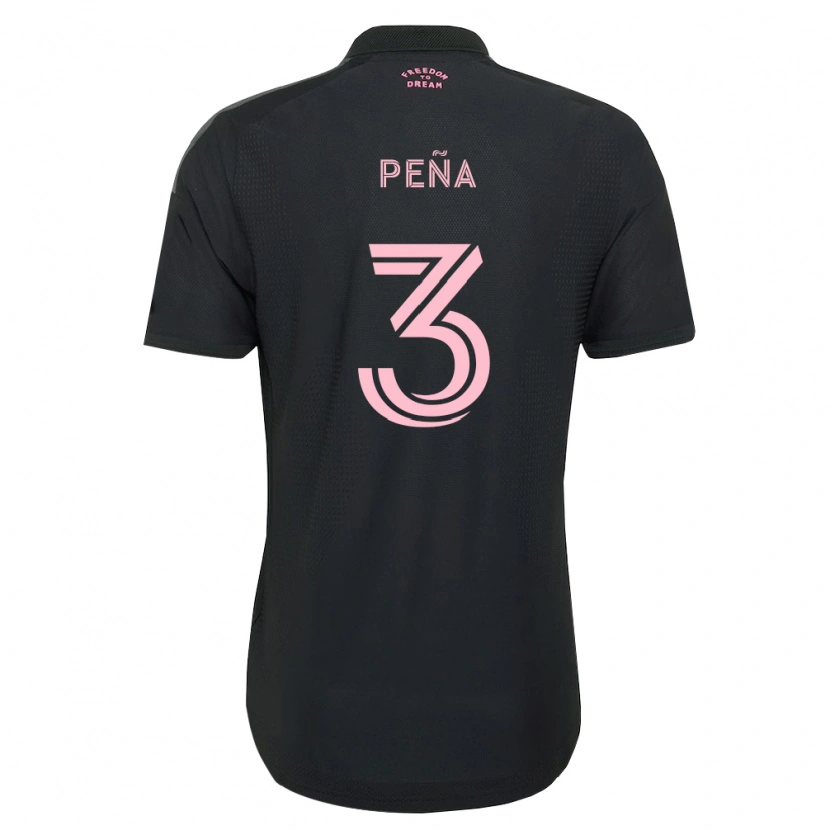 Danxen Dames Luciano Pena #3 Roze Zwart Wit Uitshirt Uittenue 2026/27 T-Shirt België