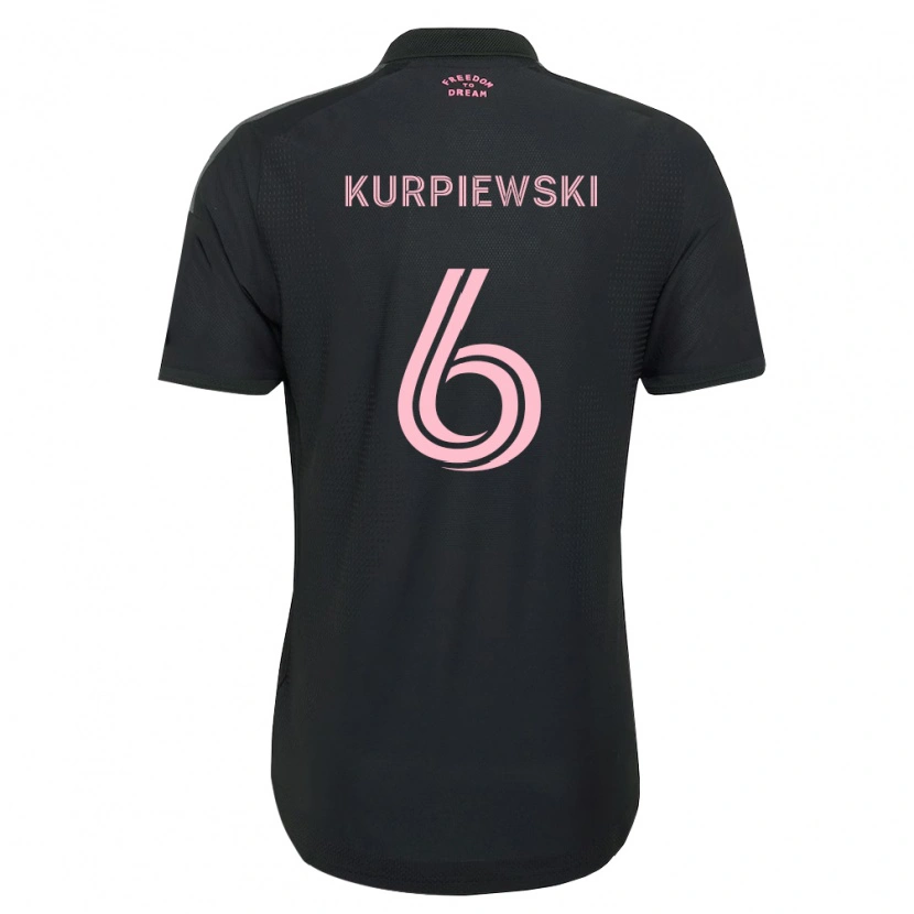 Danxen Dames Ethan Kurpiewski #6 Roze Zwart Wit Uitshirt Uittenue 2026/27 T-Shirt België