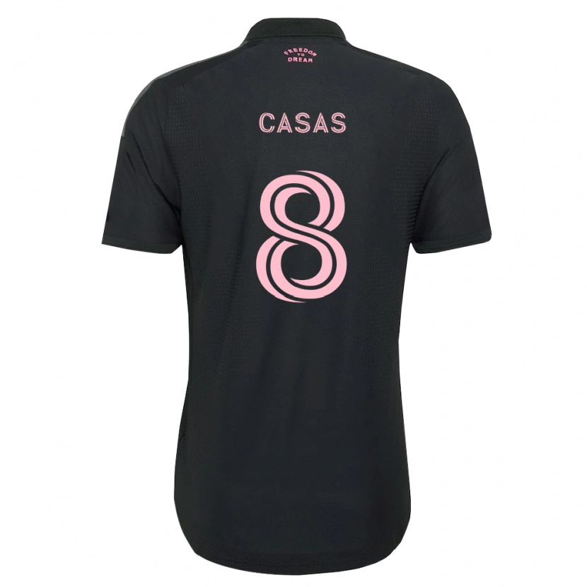 Danxen Dames Pep Casas #8 Roze Zwart Wit Uitshirt Uittenue 2026/27 T-Shirt België