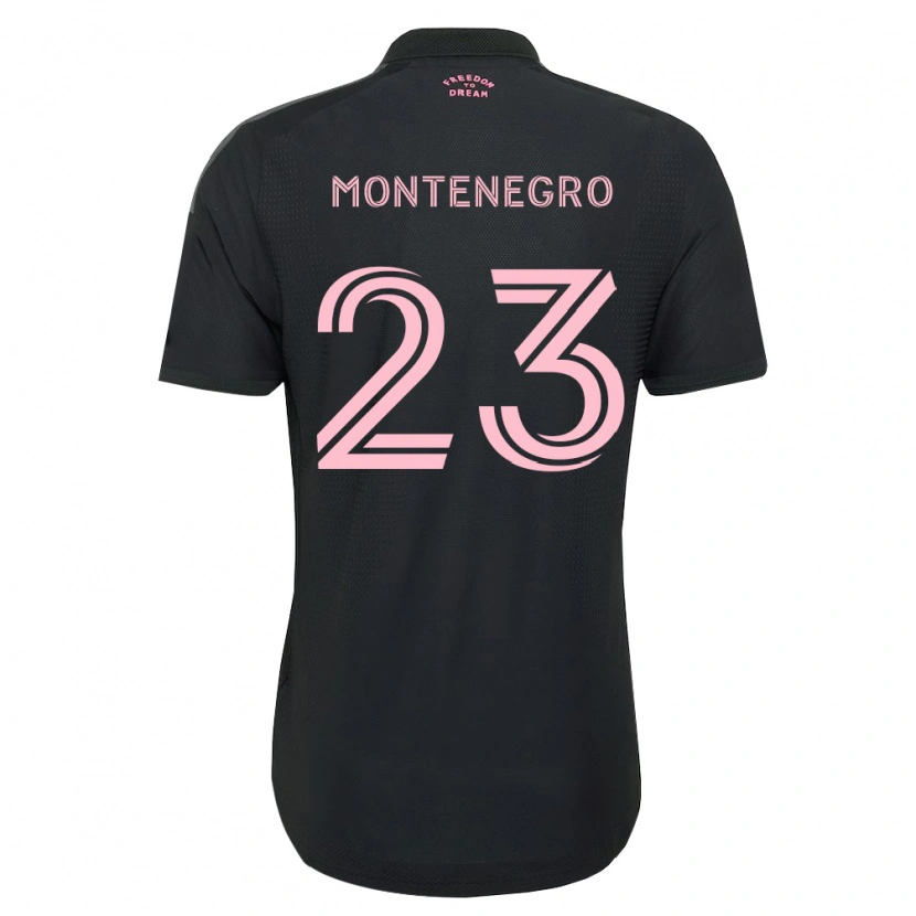 Danxen Dames Ricardo Montenegro #23 Roze Zwart Wit Uitshirt Uittenue 2026/27 T-Shirt België