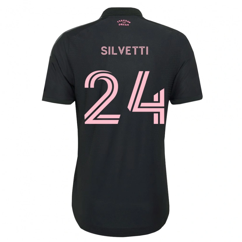 Danxen Dames Mateo Silvetti #24 Roze Zwart Wit Uitshirt Uittenue 2026/27 T-Shirt België