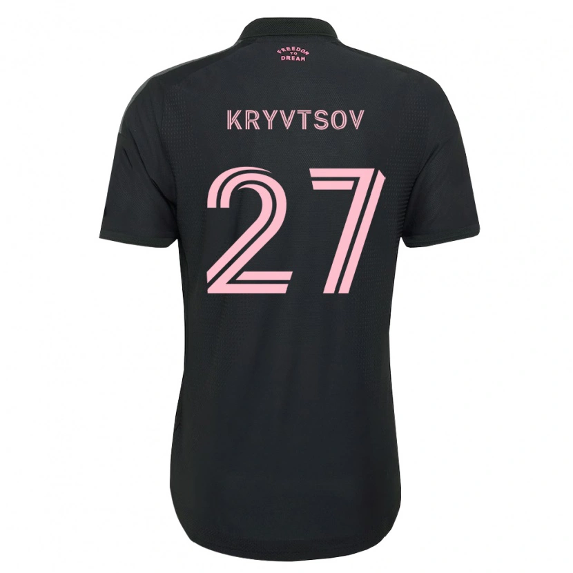 Danxen Dames Sergiy Kryvtsov #27 Roze Zwart Wit Uitshirt Uittenue 2026/27 T-Shirt België
