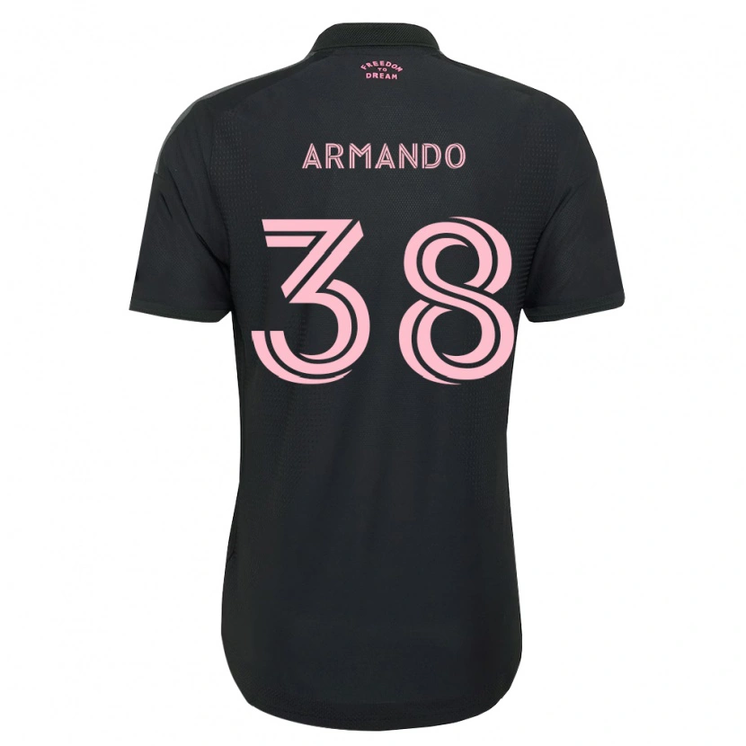 Danxen Dames Máximo Armando #38 Roze Zwart Wit Uitshirt Uittenue 2026/27 T-Shirt België