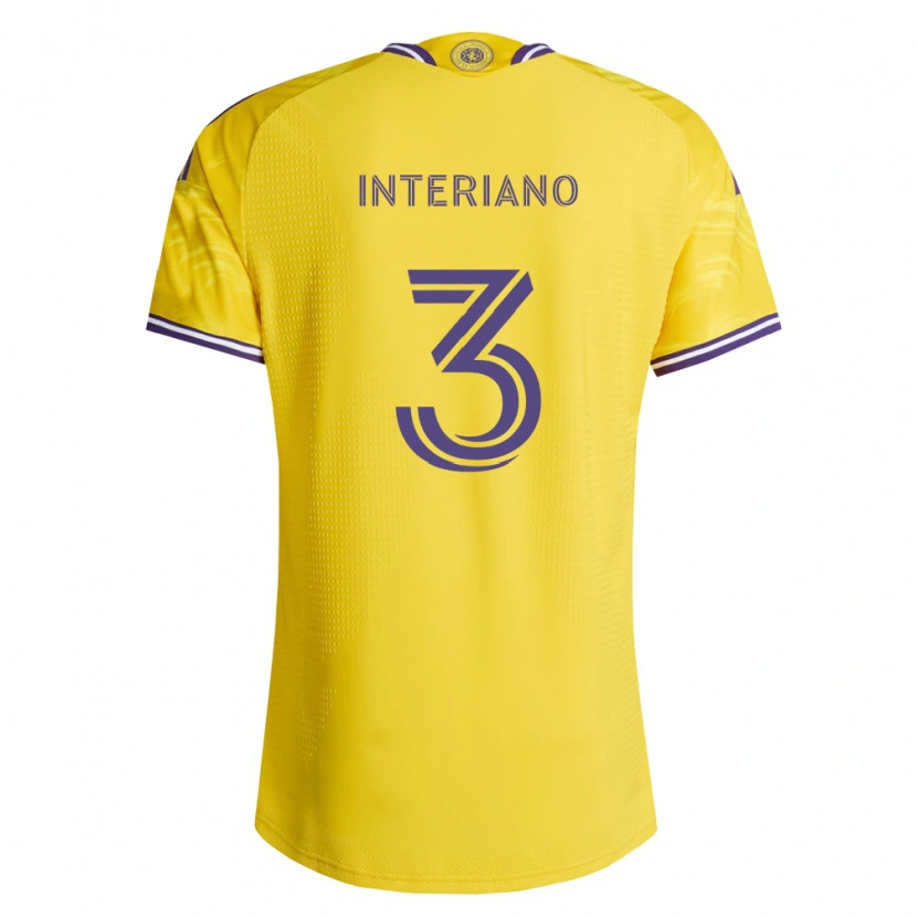 Danxen Dames Jordan Interiano #3 Geel Paars Uitshirt Uittenue 2026/27 T-Shirt België