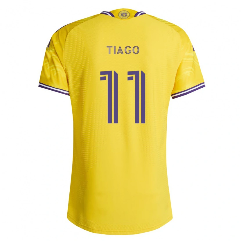Danxen Dames Tiago Souza De Jesus Carvalho #11 Geel Paars Uitshirt Uittenue 2026/27 T-Shirt België