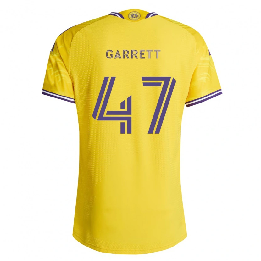 Danxen Dames Ian Garrett #47 Geel Paars Uitshirt Uittenue 2026/27 T-Shirt België