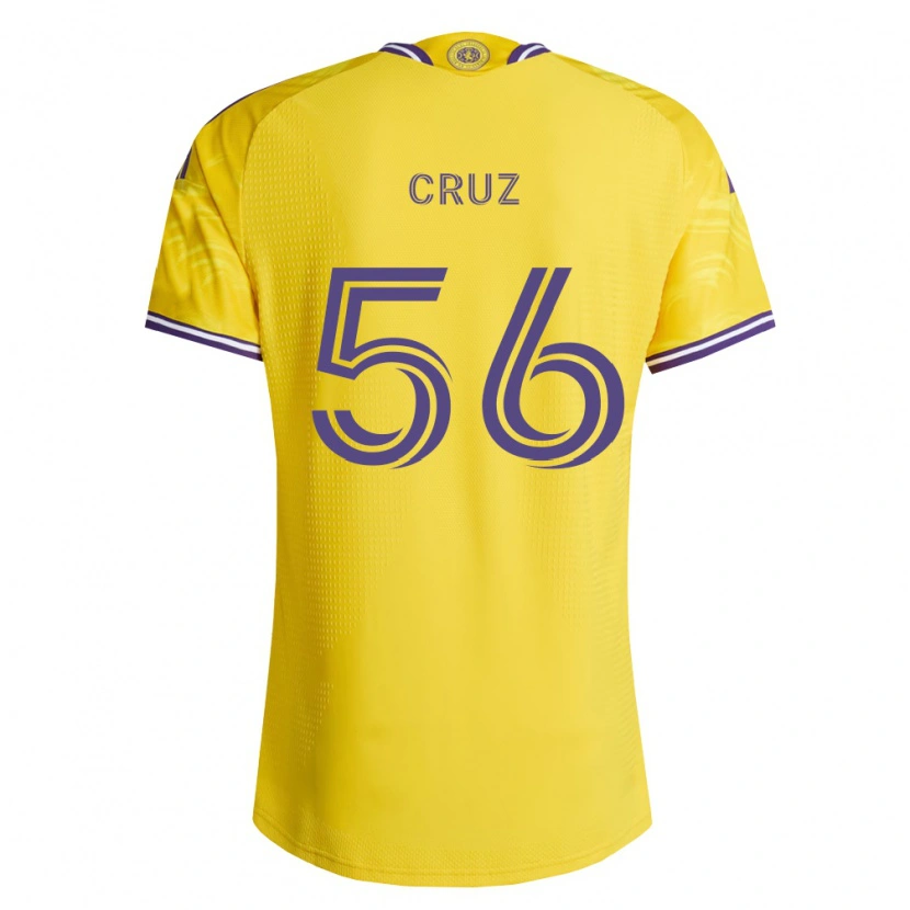 Danxen Dames Pedro Cruz #56 Geel Paars Uitshirt Uittenue 2026/27 T-Shirt België