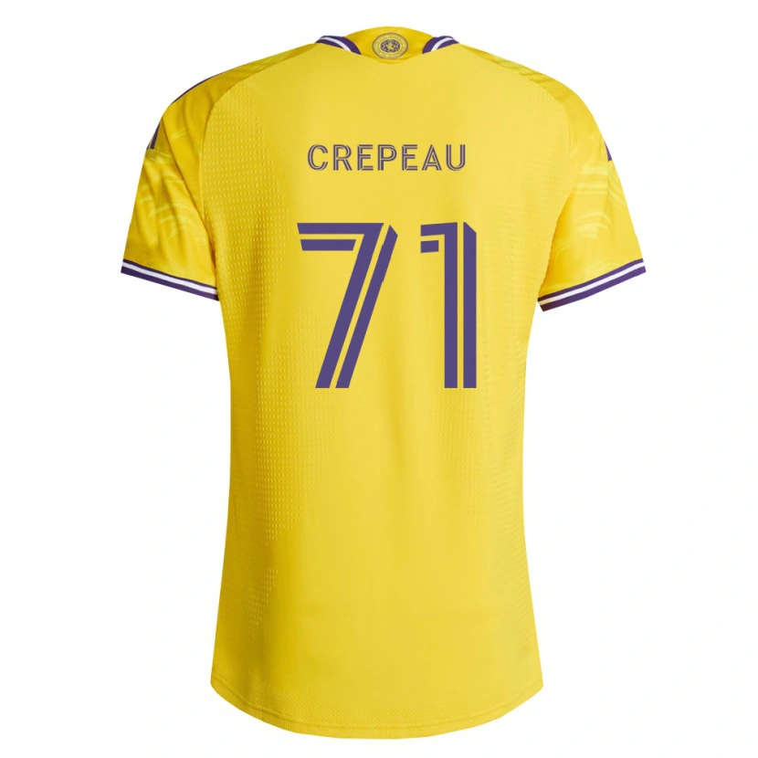 Danxen Dames Maxime Crépeau #71 Geel Paars Uitshirt Uittenue 2026/27 T-Shirt België