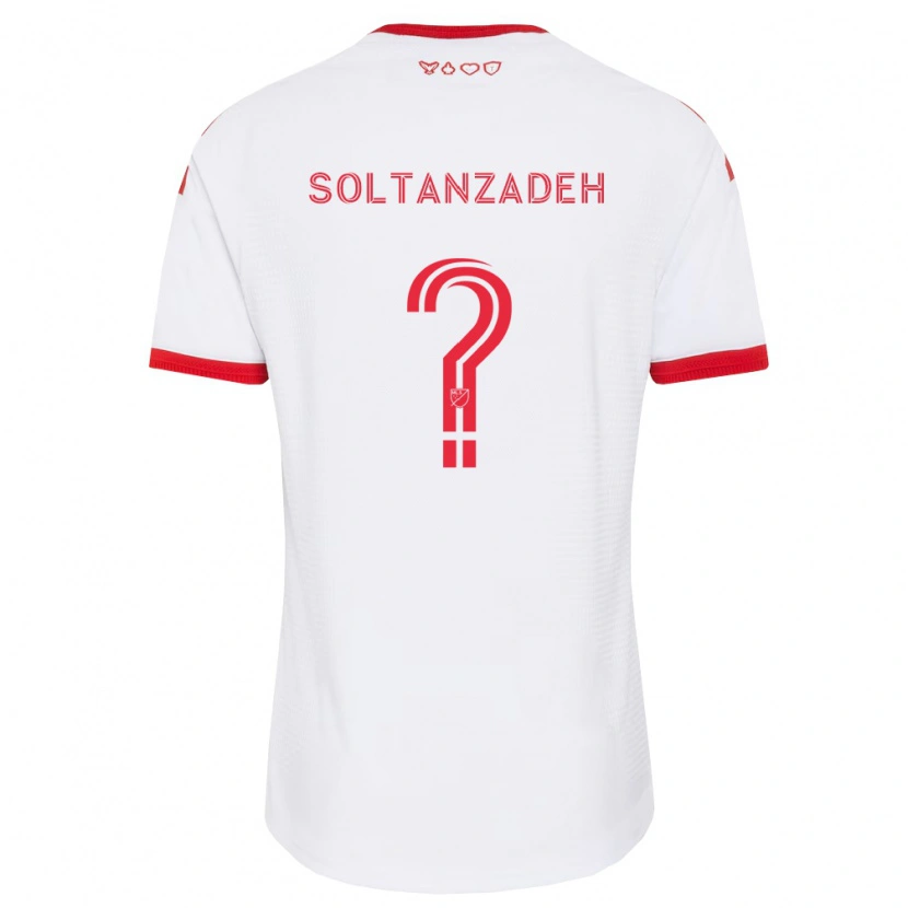 Danxen Dames Shayan Soltanzadeh #0 Wit Rood Zwart Uitshirt Uittenue 2026/27 T-Shirt België