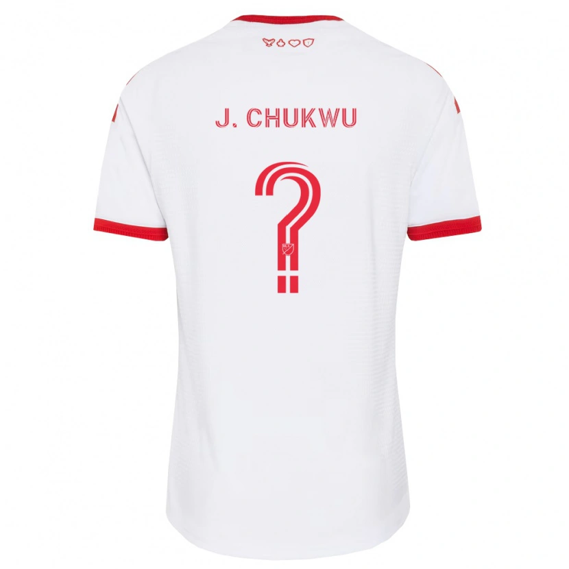 Danxen Dames Joses Chukwu #0 Wit Rood Zwart Uitshirt Uittenue 2026/27 T-Shirt België