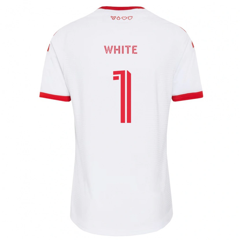Danxen Dames O'mario White #1 Wit Rood Zwart Uitshirt Uittenue 2026/27 T-Shirt België