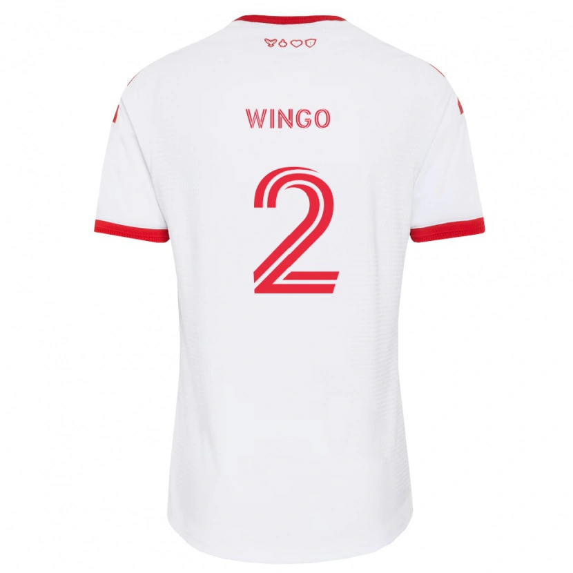 Danxen Dames Henry Wingo #2 Wit Rood Zwart Uitshirt Uittenue 2026/27 T-Shirt België