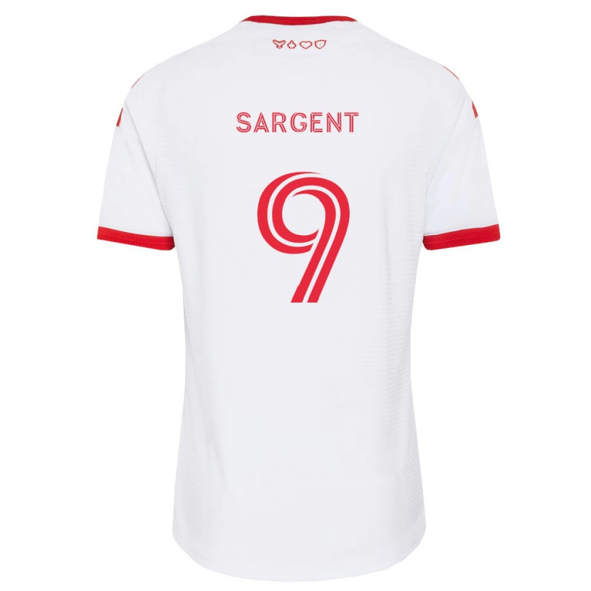 Danxen Dames Josh Sargent #9 Wit Rood Zwart Uitshirt Uittenue 2026/27 T-Shirt België