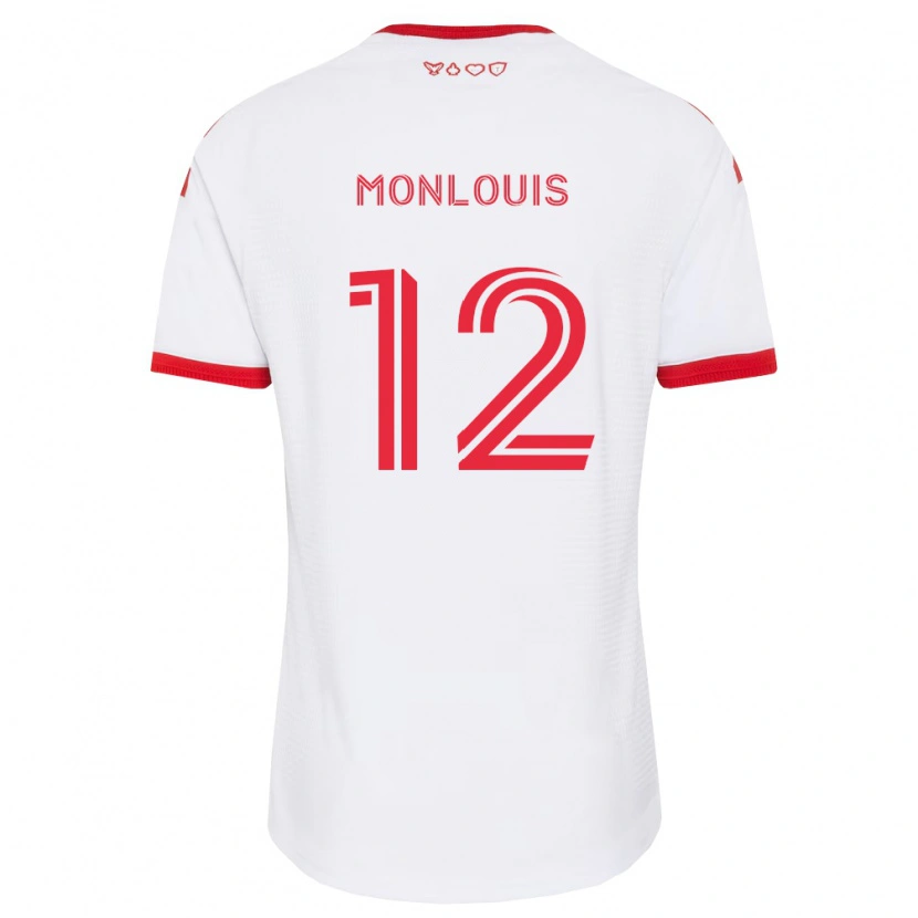 Danxen Dames Zane Monlouis #12 Wit Rood Zwart Uitshirt Uittenue 2026/27 T-Shirt België