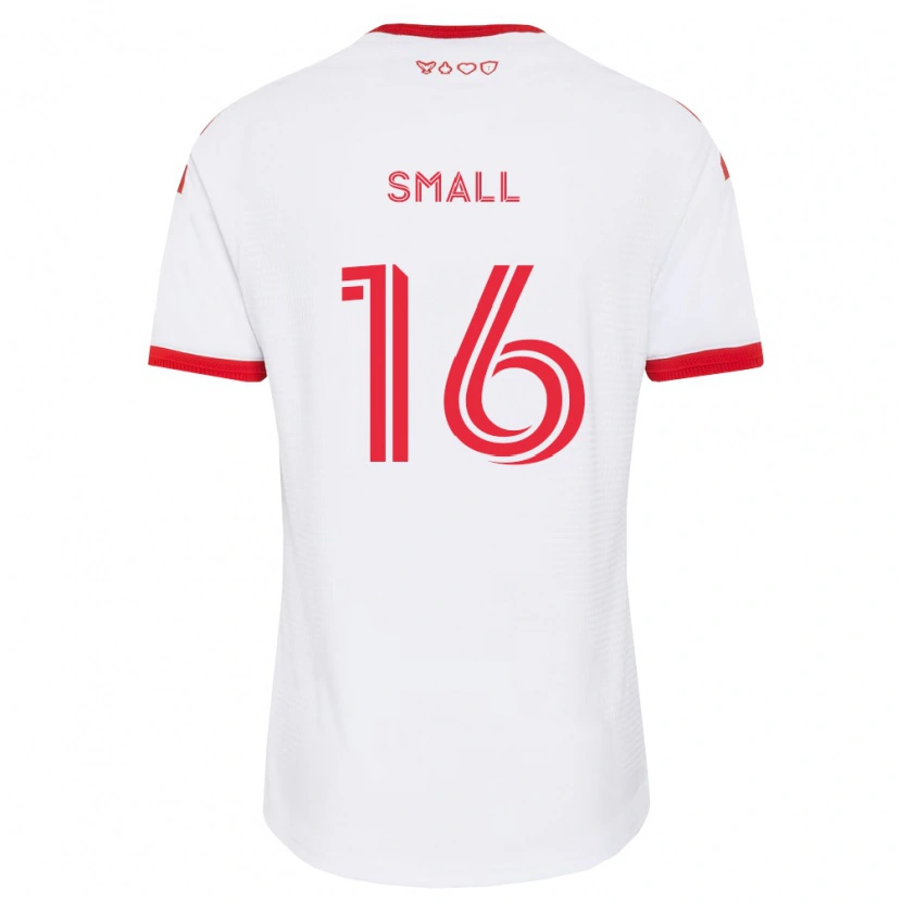 Danxen Dames Khaleel Small #16 Wit Rood Zwart Uitshirt Uittenue 2026/27 T-Shirt België