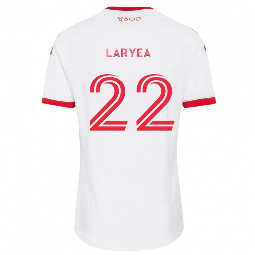Danxen Dames Richie Laryea #22 Wit Rood Zwart Uitshirt Uittenue 2026/27 T-Shirt België