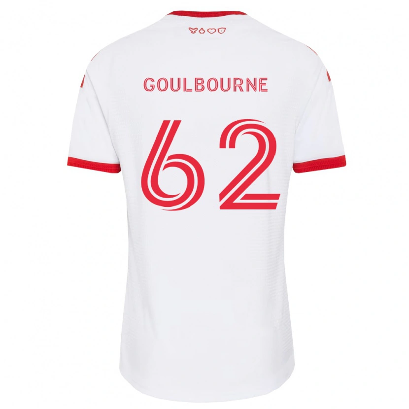 Danxen Dames Rohan Goulbourne #62 Wit Rood Zwart Uitshirt Uittenue 2026/27 T-Shirt België