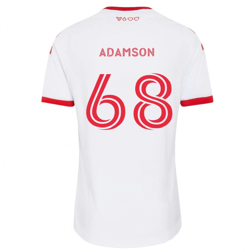 Danxen Dames Demitre Adamson #68 Wit Rood Zwart Uitshirt Uittenue 2026/27 T-Shirt België