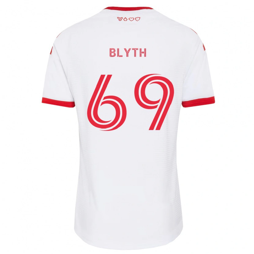 Danxen Dames Tristan Blyth #69 Wit Rood Zwart Uitshirt Uittenue 2026/27 T-Shirt België